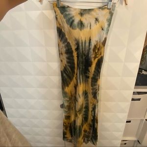 Zara tie-dye midi skirt